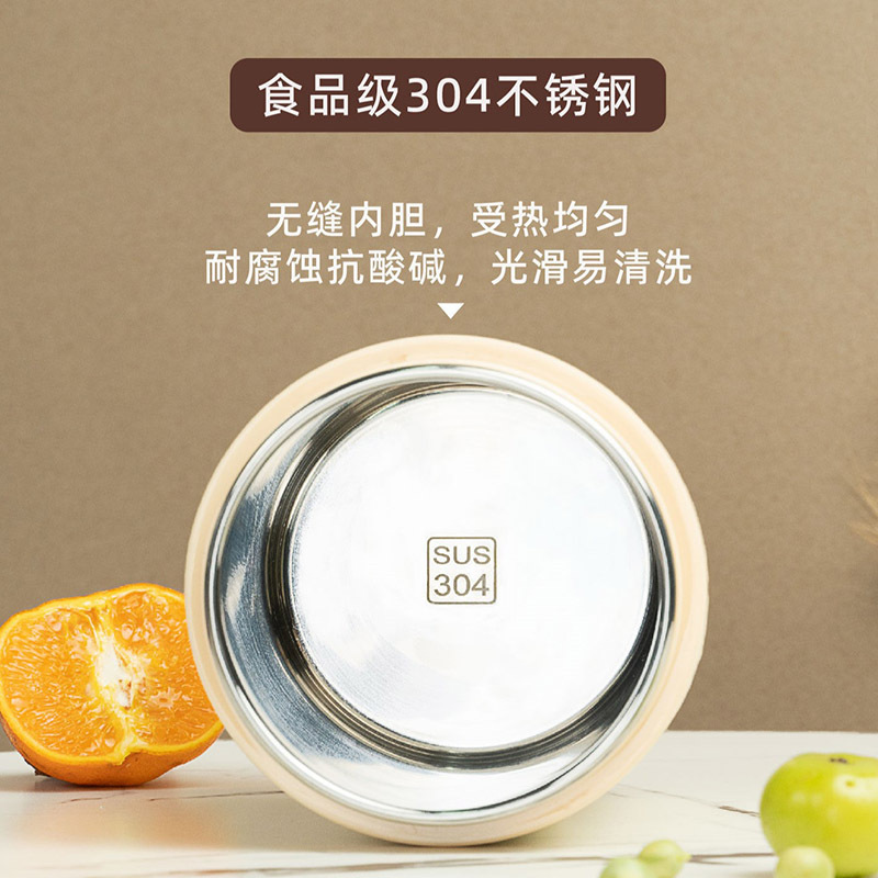 13. Ailijin Office Worker 304 Stainless Steel Heating Electric Heating Stuffy Insulated Lunch Box Bucket Stewpot Cans Pot Porridge