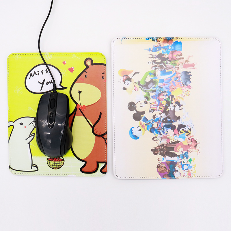 Heat Tranfer Printing Mouse Pad Suitable for Any Mouse Sublimation Personality DIY Blank Pu Phase Board Factory Supply