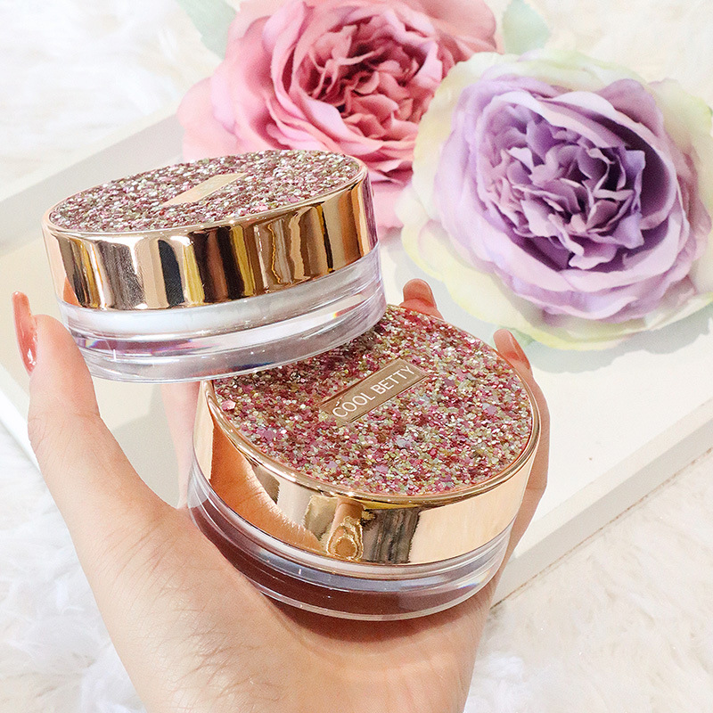 网红同款俏美人璀璨空气散粉定妆粉持久遮瑕防水蜜粉