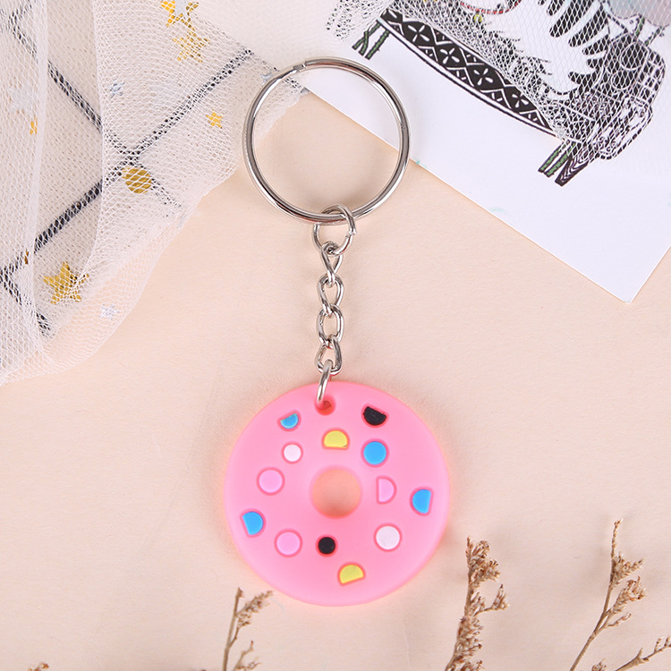 Cartoon Animation Flexible Rubber Key Chain Creative PVC Car Key Pendant Activity Gift Gift Cartoon Pendant