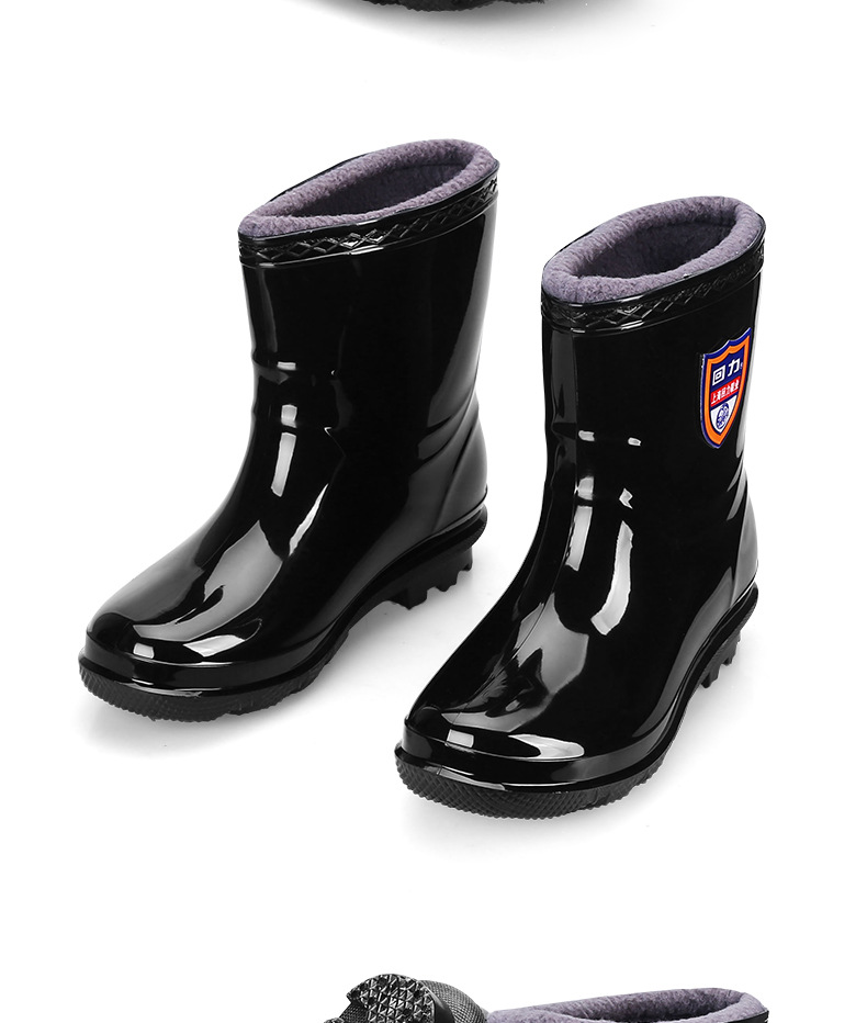 上海回力588短筒雨鞋防水防滑pvc耐磨雨靴水靴劳保防护工作水鞋男