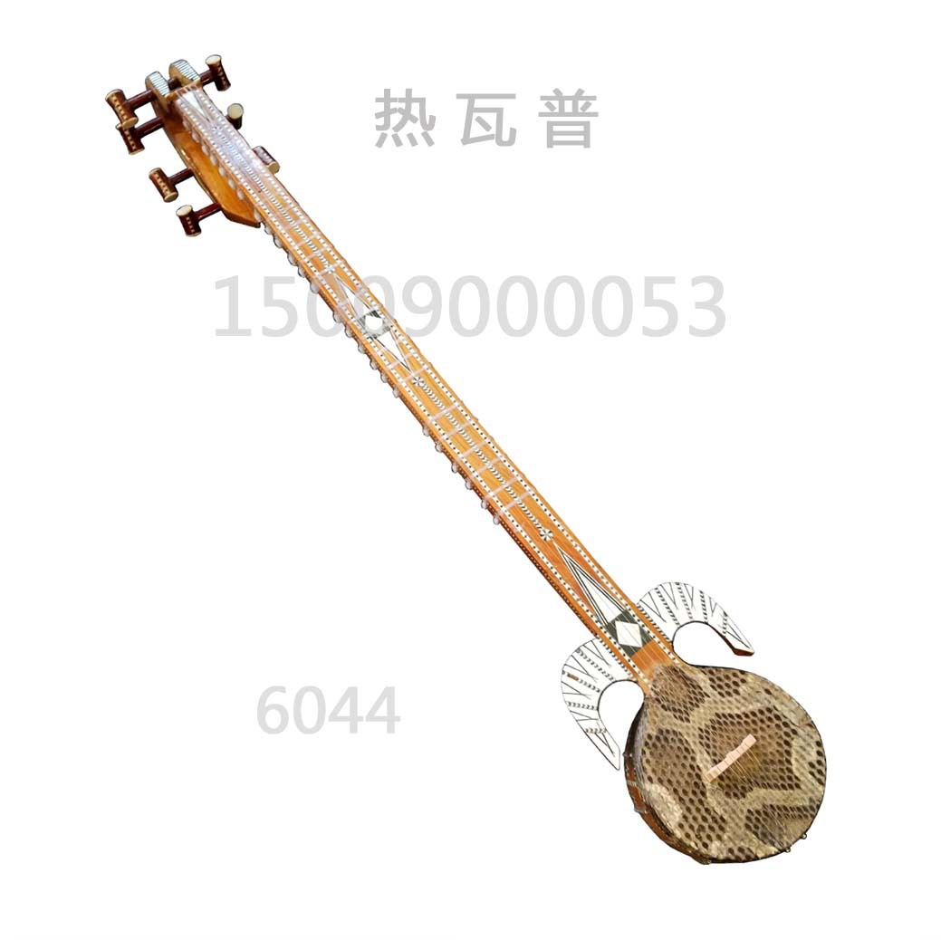 新疆维吾尔族演奏乐器热瓦普 蛇皮牛皮弹拨新疆舞