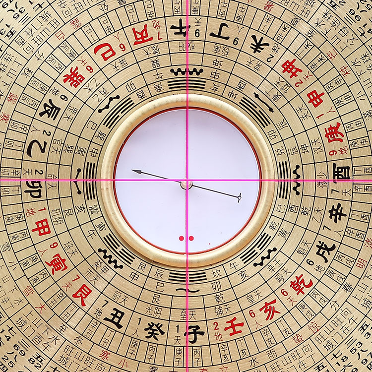 风水罗盘罗国源8寸李氏三元玄空九宫飞星八九运89运纯铜罗盘