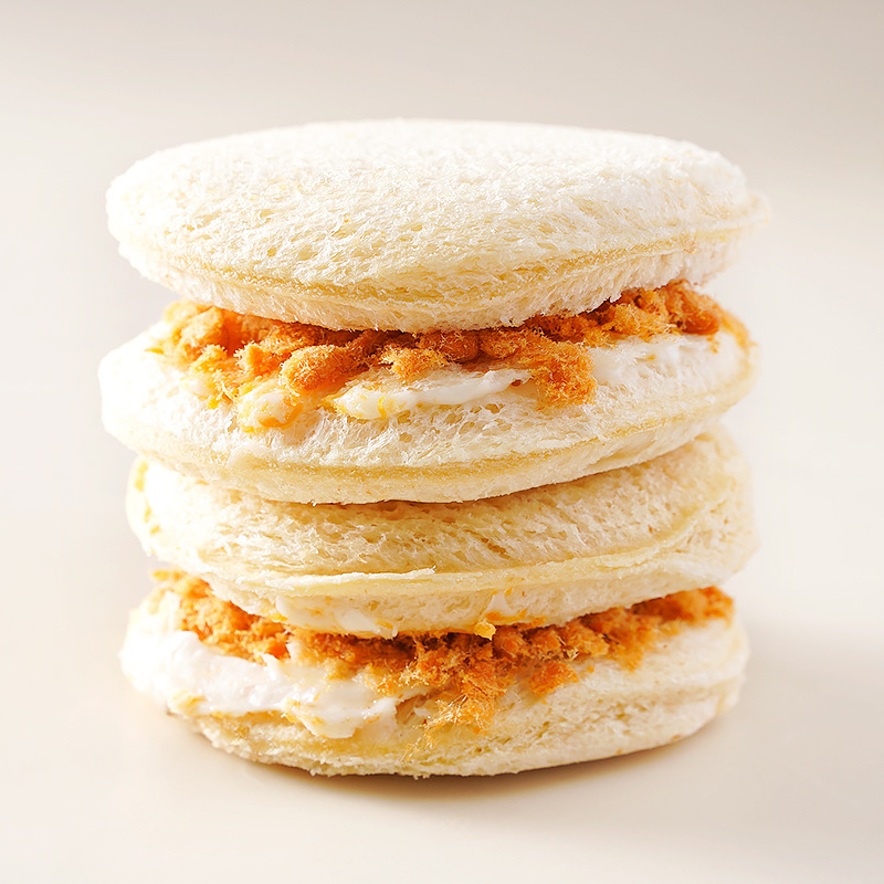 夹心肉松汉堡面包整箱休闲早餐儿童代餐吐司零食网红小吃糕点批发