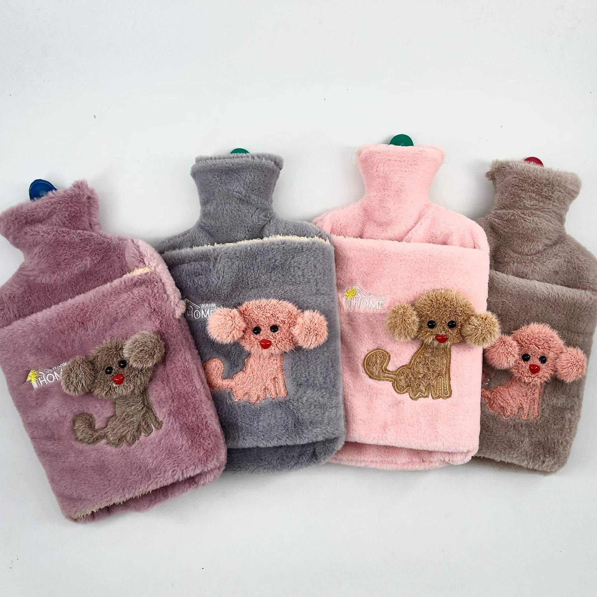 New Cartoon Teddy Plush Hot Water Injection Bag Explosion-Proof Irrigation Hot-Water Bag Students Winter Hand Warmer Cross-Border Wholesale