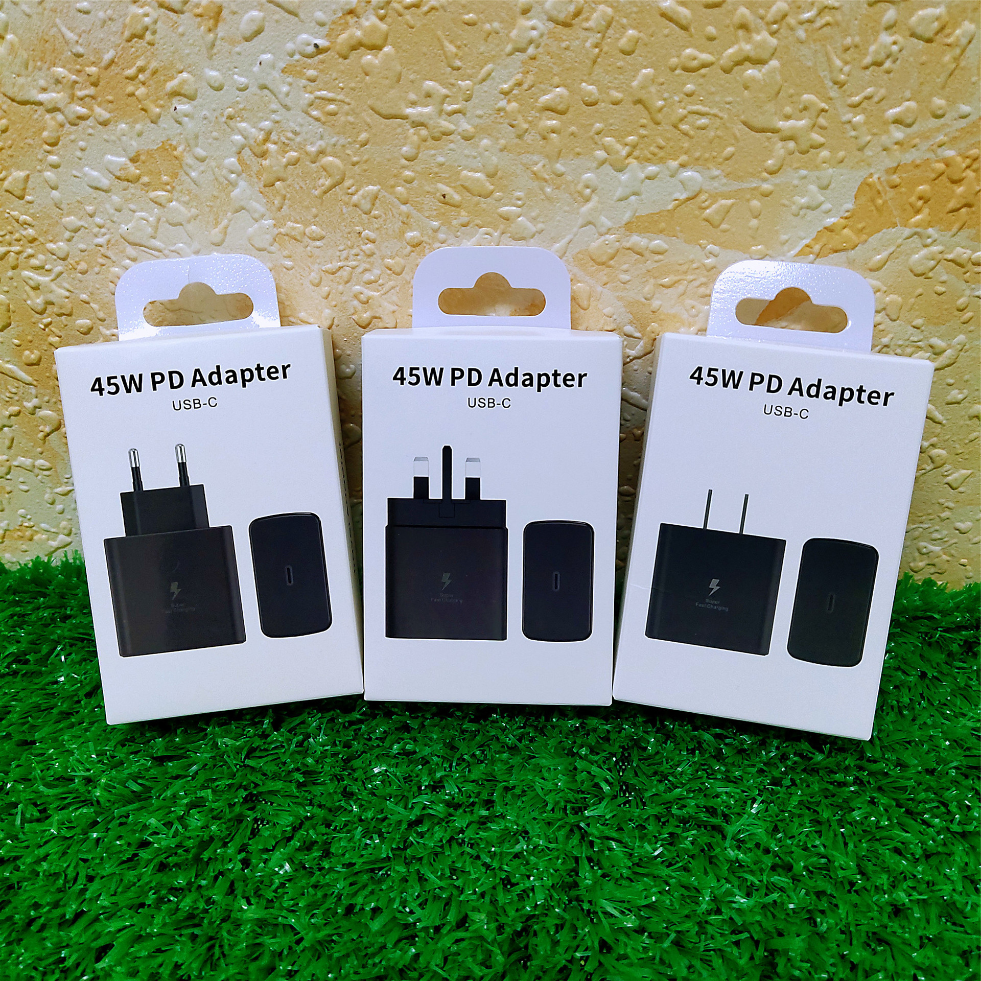pd25w快充包装盒 适用于三星note20 s20/21中性45w 超级快充头包