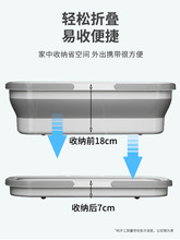 6WUI批发可折叠拖把桶长方形拖地拖布桶洗车涮地板的水桶挤水桶单