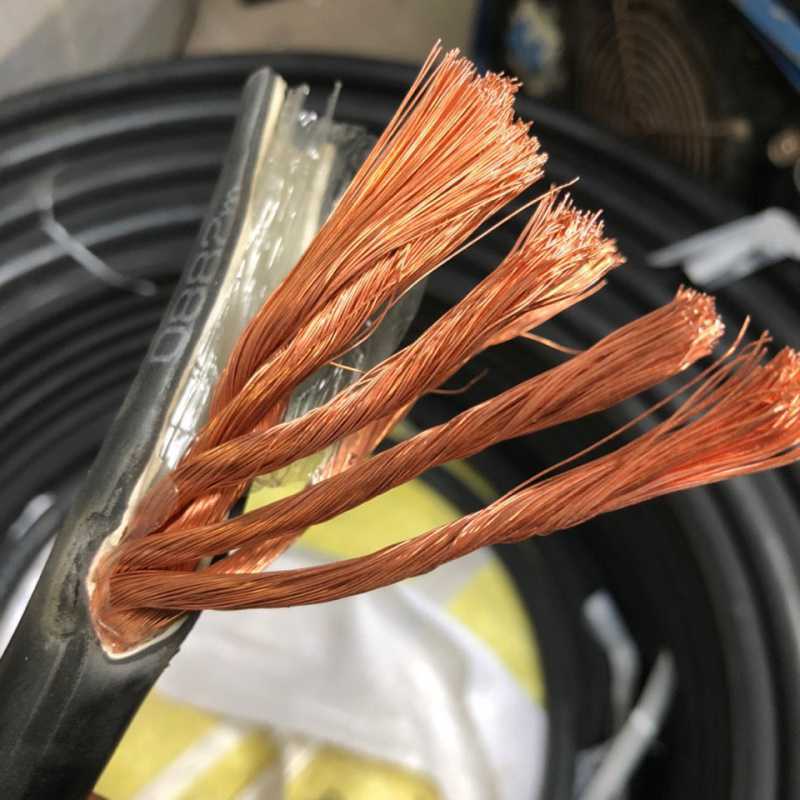 电焊机焊把线电焊线电缆线16 25 35 50平方纯铜焊把线龙头线