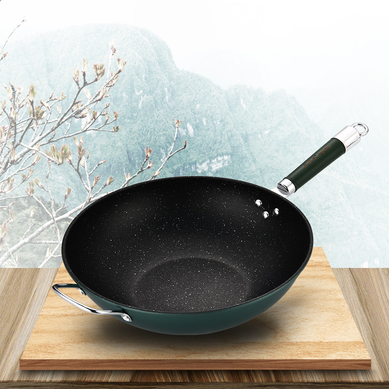 好伴侣麦饭石不粘锅厂家家用炒菜锅银行保险礼品锅具批发一件代发