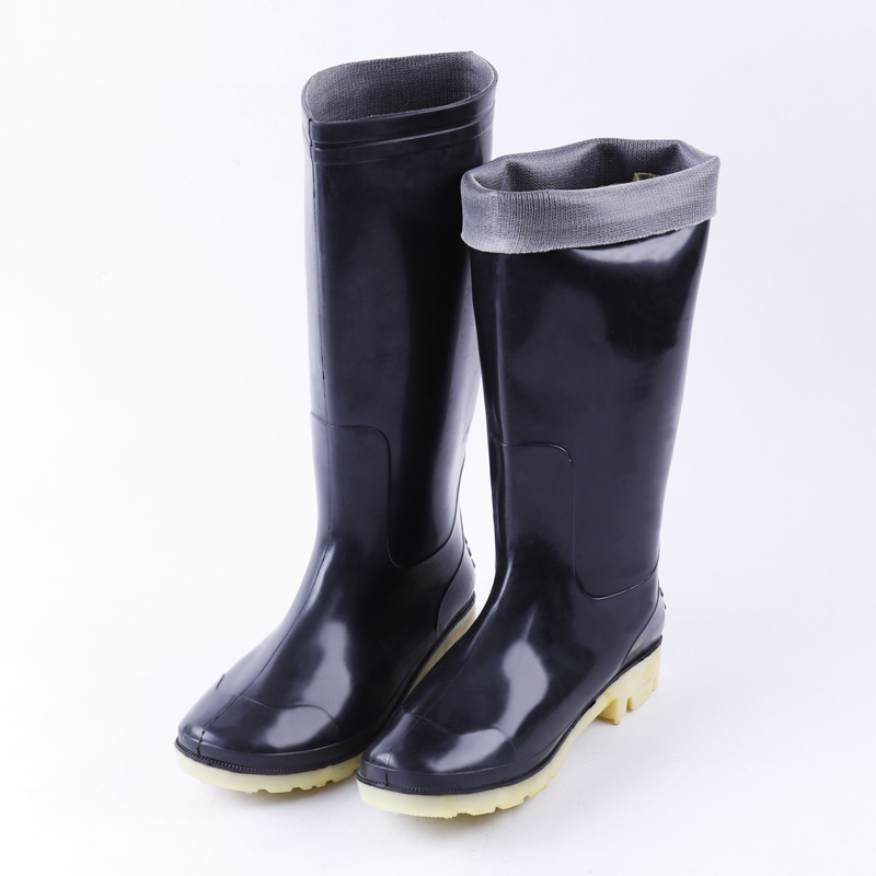 抗汛抢险救援装备橡胶高筒雨鞋防穿刺防汛雨靴防汛救灾劳保雨鞋