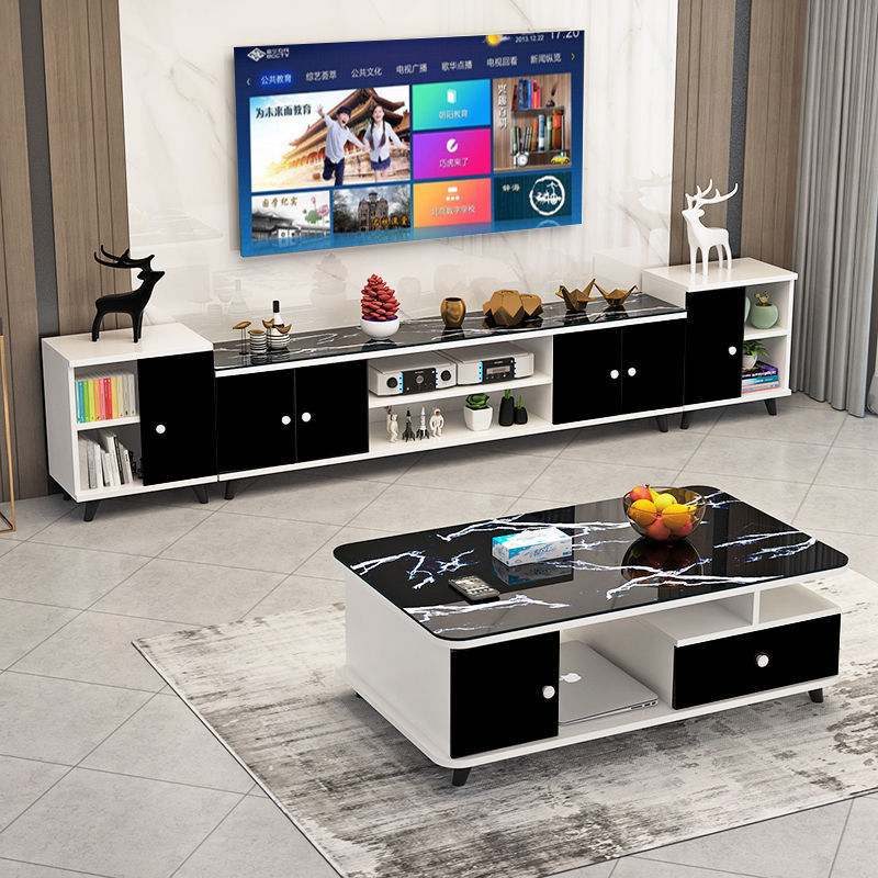 农村电视柜现代简约组合套装客厅新款小型简易机柜小户型柜台家具