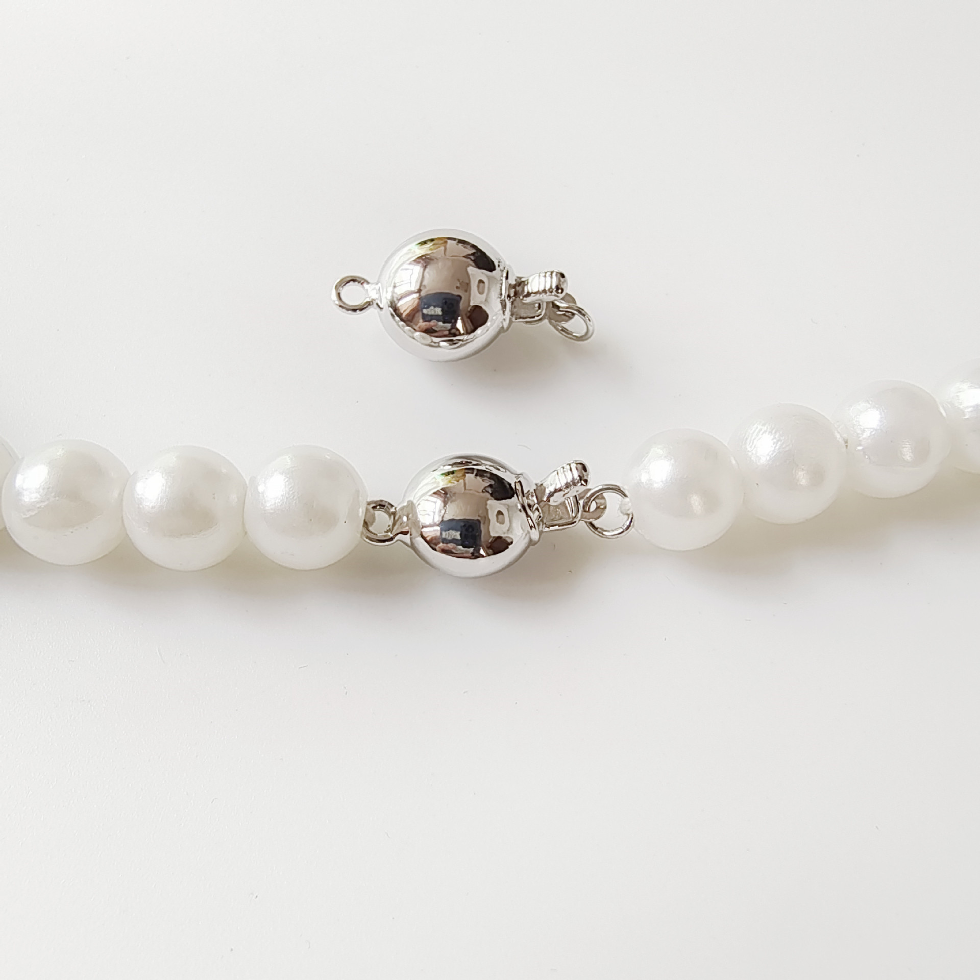 批发珍珠项链扣头 铜镀金插片项链搭扣珍珠配件饰品扣手链扣子