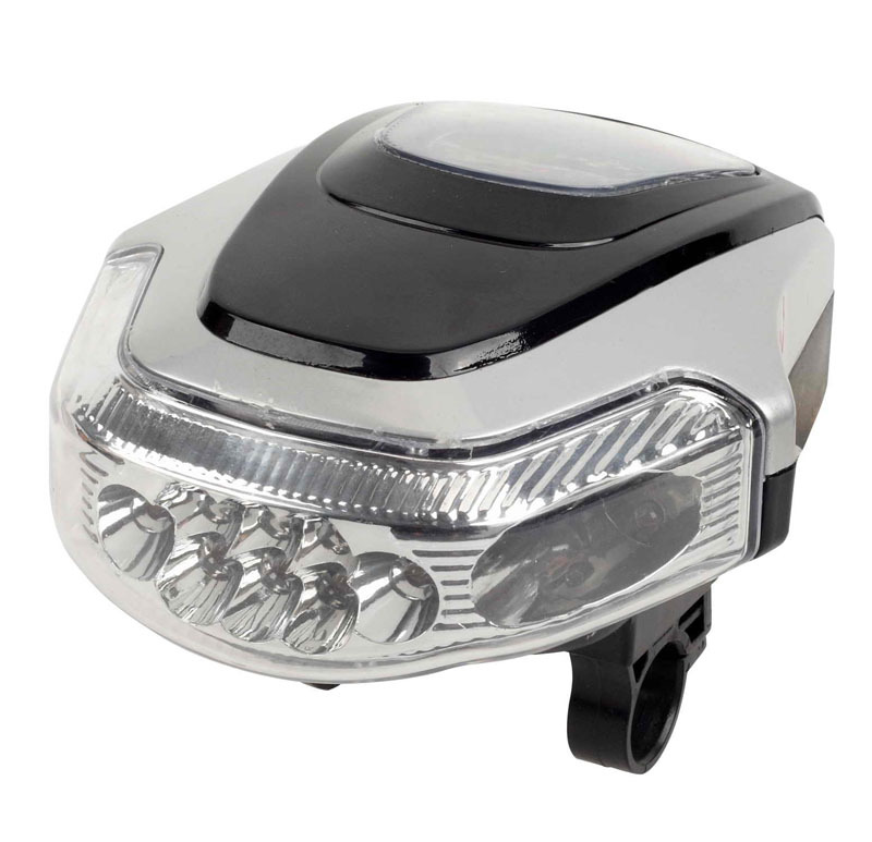 电动车led车灯自行车前照灯改装超亮60v48v36v外置通用带指示喇叭