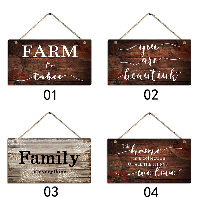 壁挂亚马逊客厅背景墙装饰挂牌木板画店铺酒吧门口装饰木牌墙饰