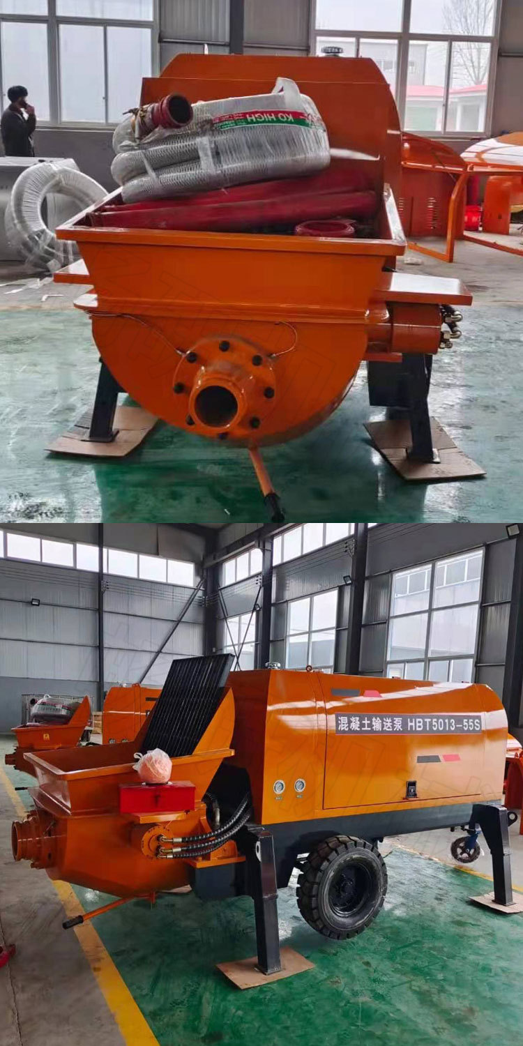 地暖回填浇筑泵电机50型混凝土泵砂浆水泥灌浆细石泵拖泵批发