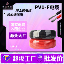 加工定制太阳能电缆PV1-F单芯镀锡铜多股线缆直流光伏线缆电缆线