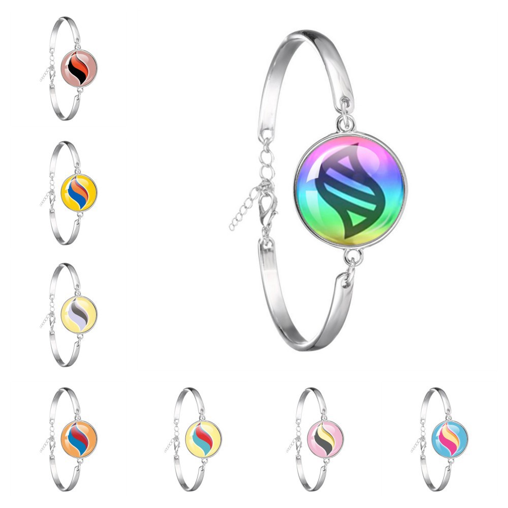 跨境hot精灵宝可梦合金手链神奇宝贝超进化钥石超级喷火龙mega石