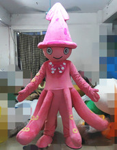 动漫海洋动物玩偶乌贼鱿鱼表演章鱼演出道具卡通人偶服装衣