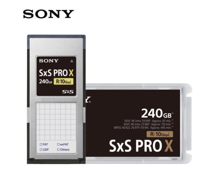 现货适用索尼sxs120g 240g sbp-120f pro x 4k存储卡摄像机内存卡