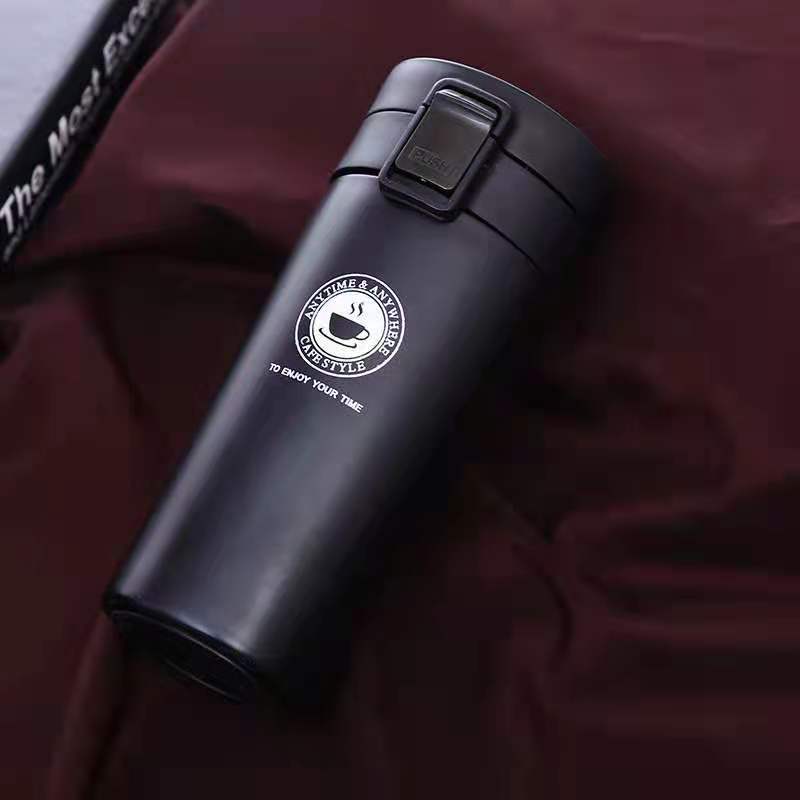 New 304 Stainless Steel Vacuum Cup Business Office Convenient Carrying Heat and Cold Insulation Coffee Cup Gift Cup