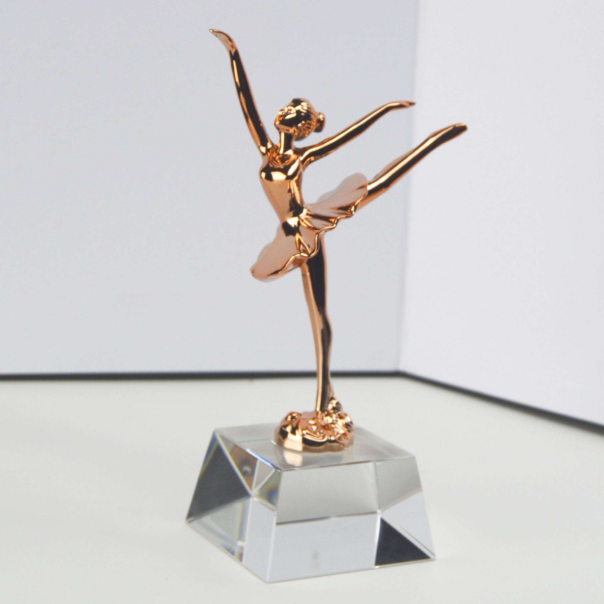 水晶奖杯制作学校儿童舞蹈拉丁芭蕾广场舞瑜伽奖品金属小金人跳舞