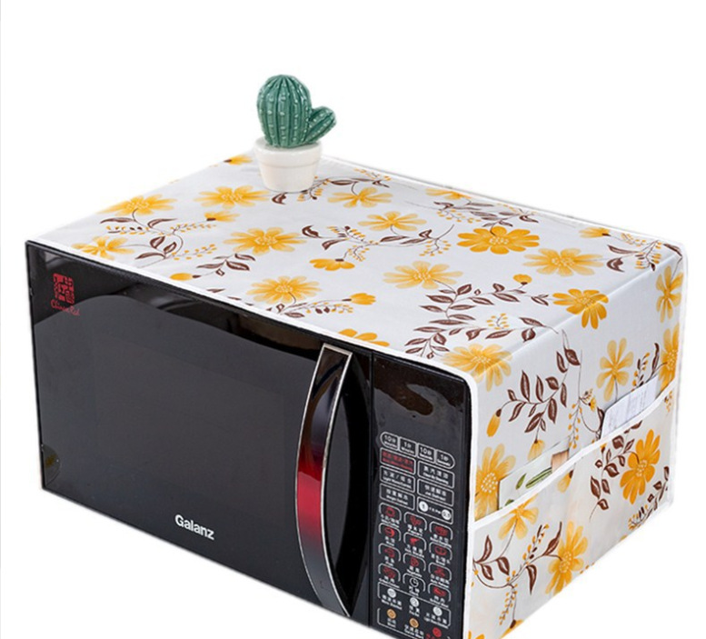 New Satin Cloth Microwave Oven Cover Towel