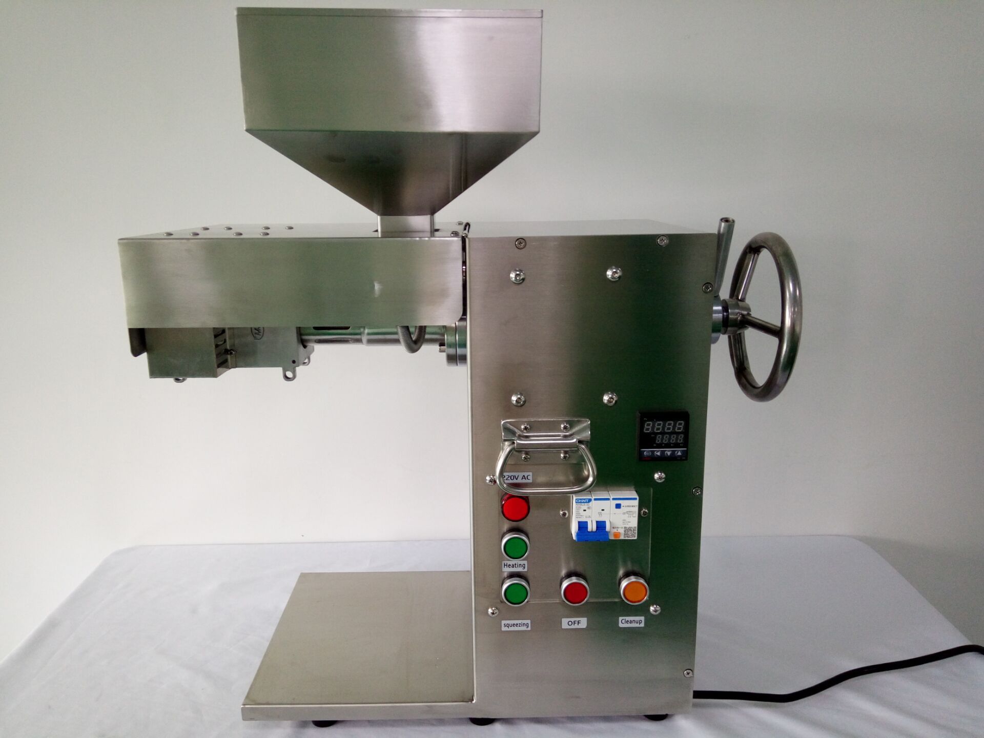 榨油机全304不锈钢材质花生芝麻大豆坚果榨油机