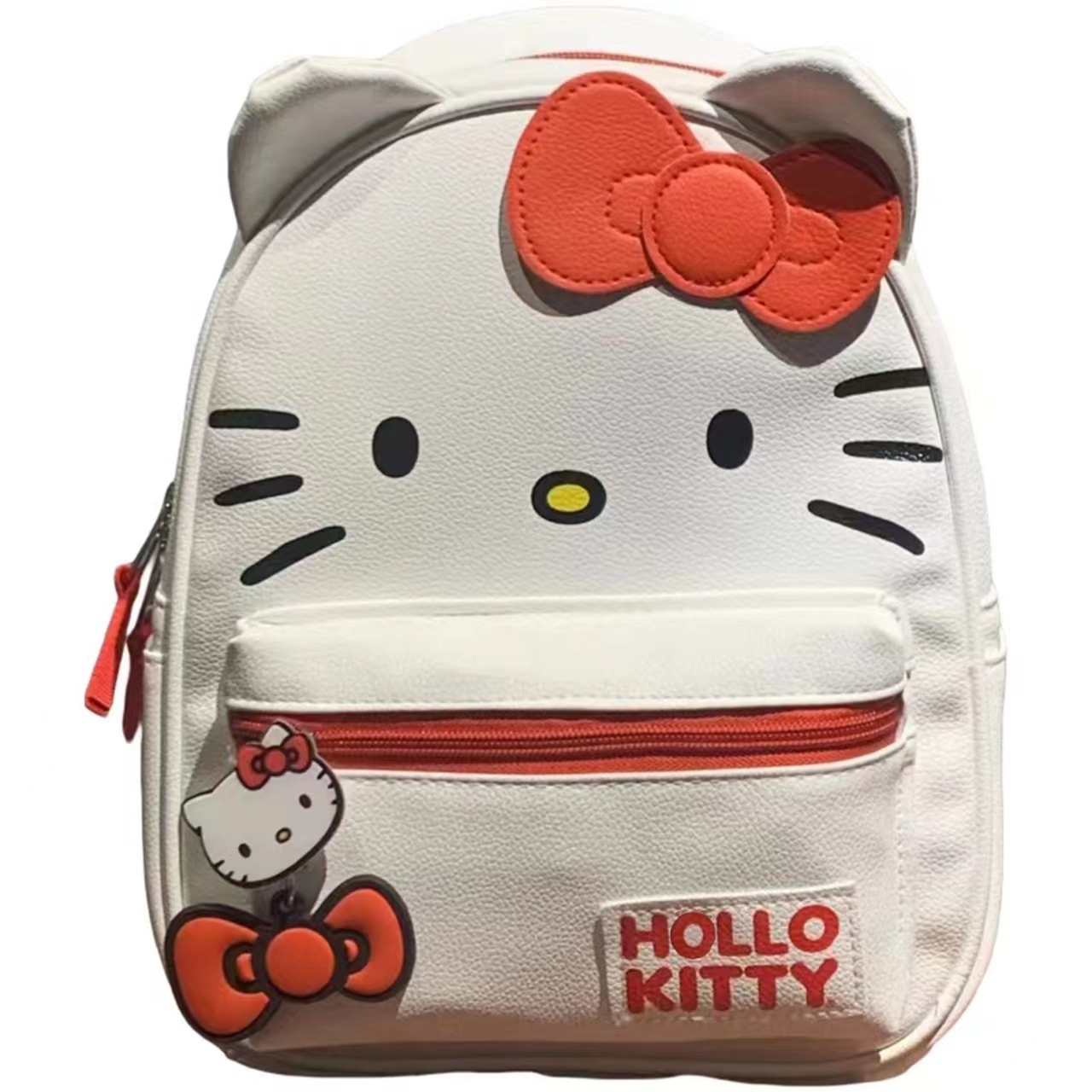 hellokitty可爱学生书包kt猫卡通双肩包白色轻便百搭潮流女生背包