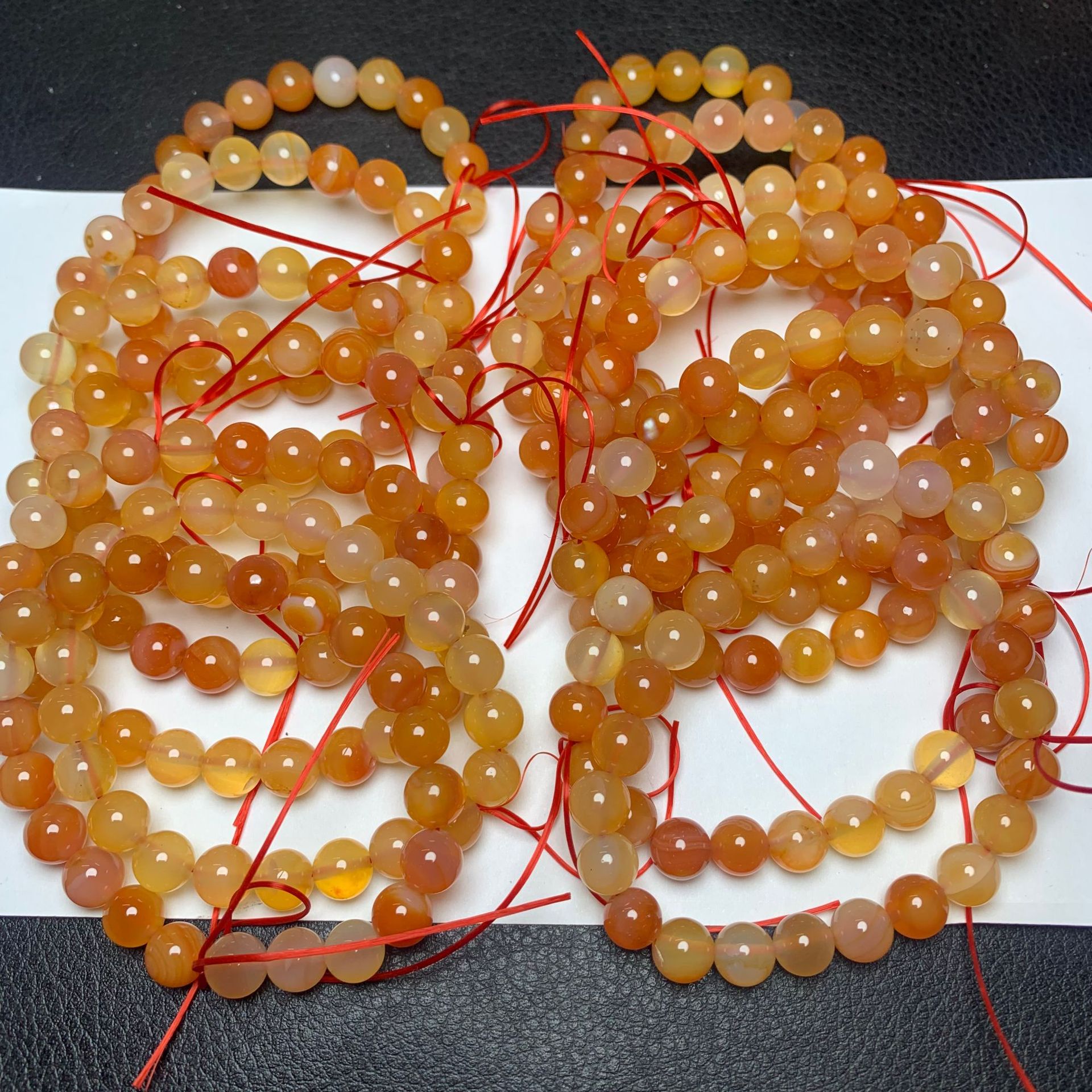 天然橙色玛瑙单圈手链 玛瑙单圈 玛瑙手串 直播跑量供货-阿里巴巴