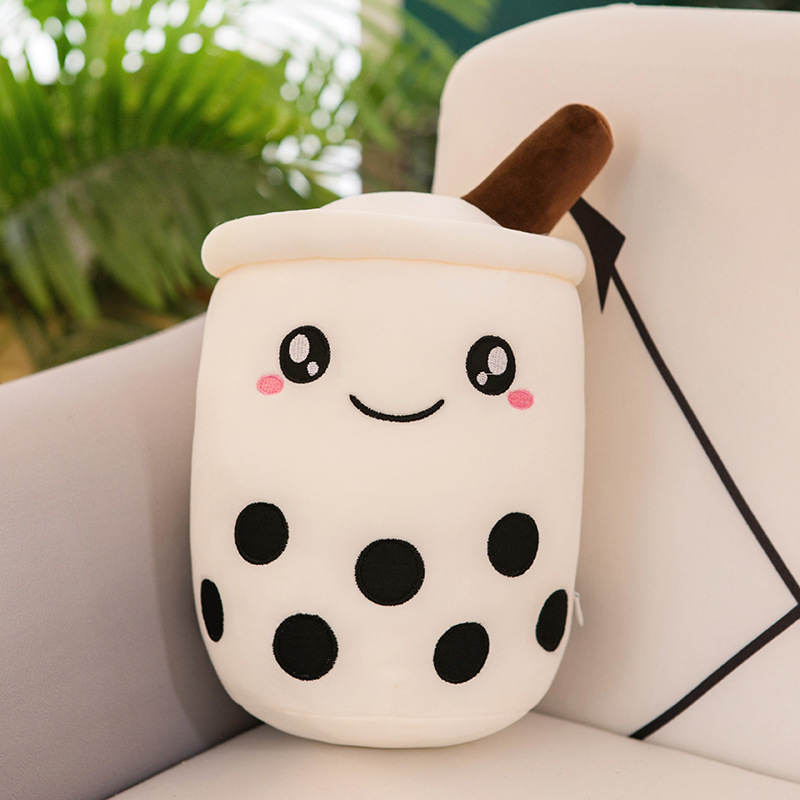 Cute Internet Celebrity Milky Tea Cup Plush Toy Pillow Small Prize Claw Doll Foreign Trade Stall Doll Factory Wholesale