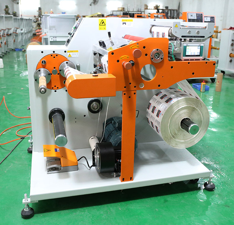 齐达精工320高速不干胶分条机标签商标热敏纸分切机pet薄膜分卷机