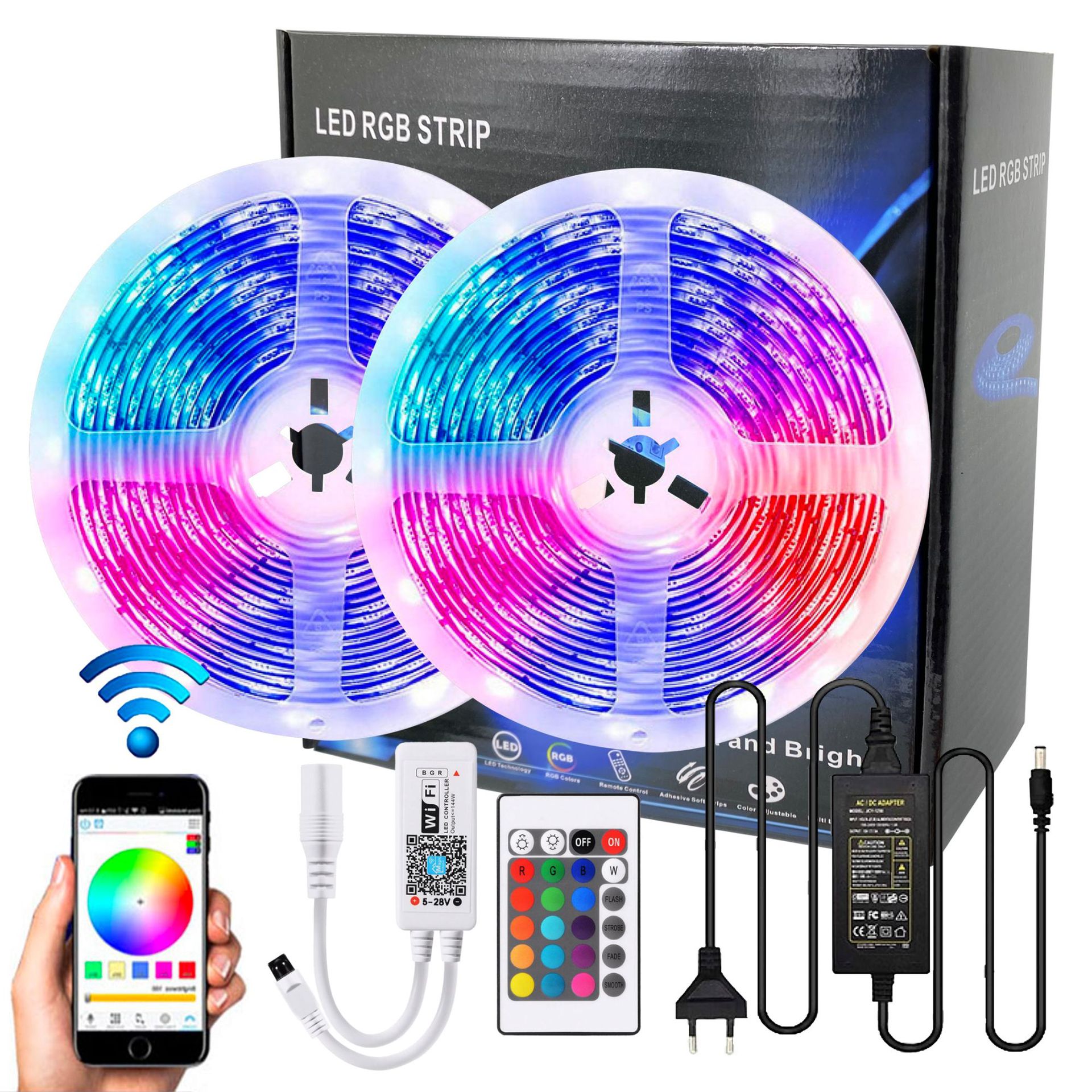 led灯带 涂鸦智能wifi套装 音乐灯带5050灯带 alexa智能语音 灯条