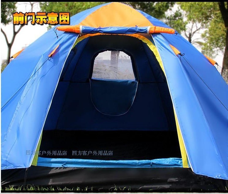 Outdoor Camping Automatic Hexagonal Tent Stall Tent Inflatable Children Camouflage Beach Folding Park Tent