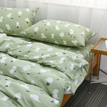EQ4F出口英国品质 纯棉印花床单单件 全棉单双人被套1.5m1.8m学生