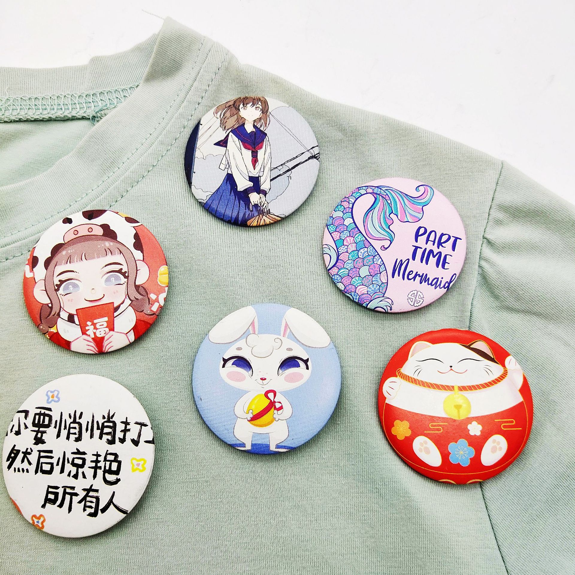 来图定制卡通时尚塑料马口铁胸章厂家定做广告宣传小礼品赠品徽章