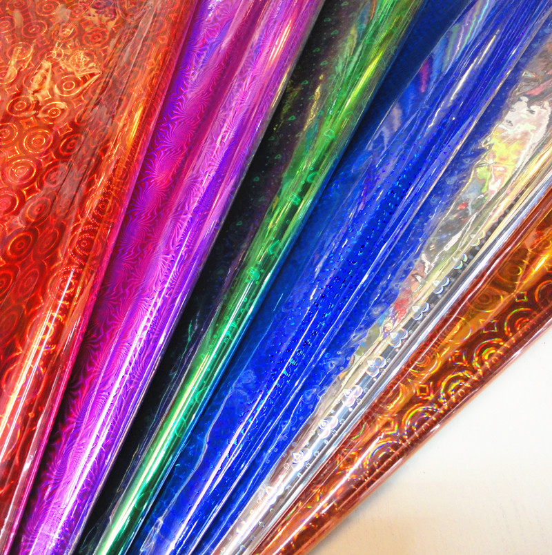 镭射苹果包装纸 金银纸礼品纸50x70厘米闪光纸塑料纸礼物纸批发