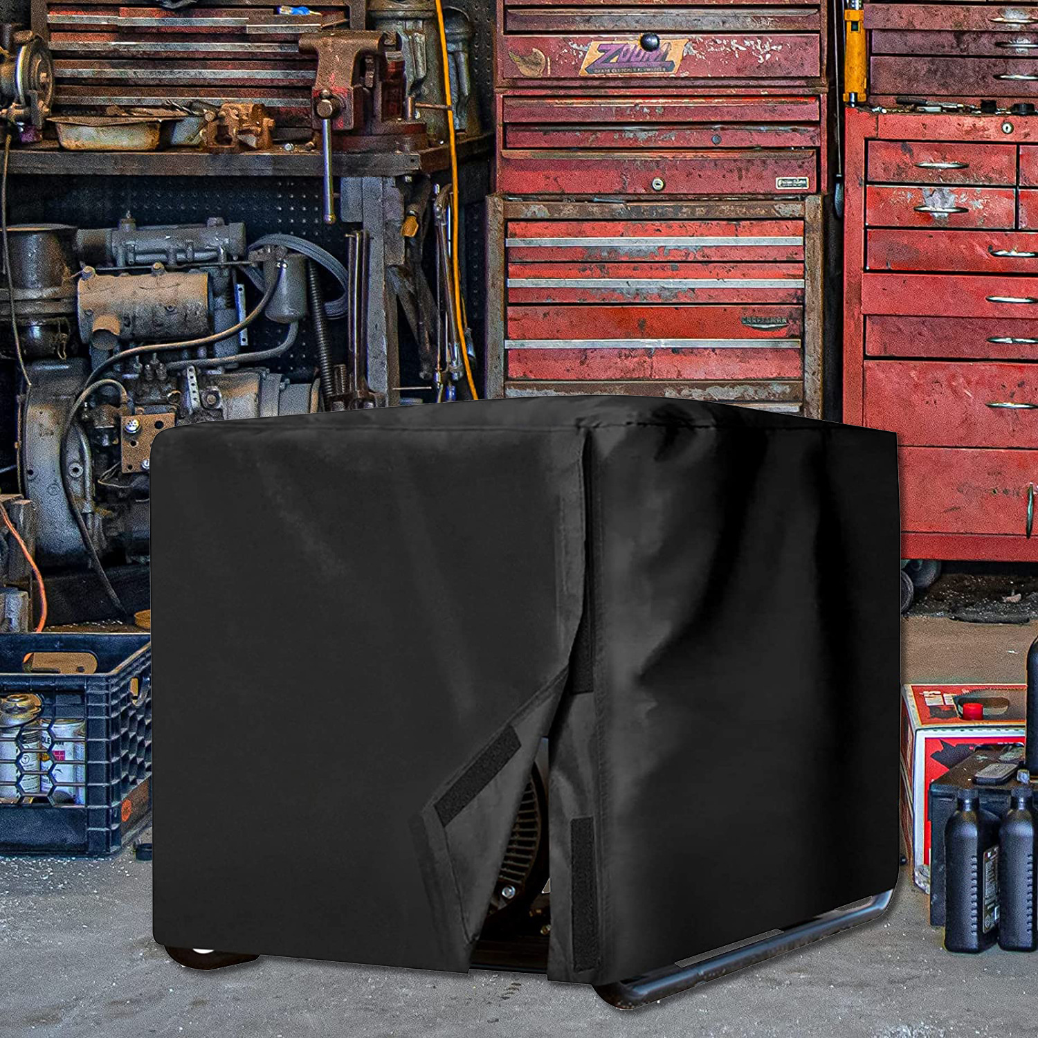 发动机罩 210d牛津布防尘罩 发动机防水罩 厂家直供户外发电机罩