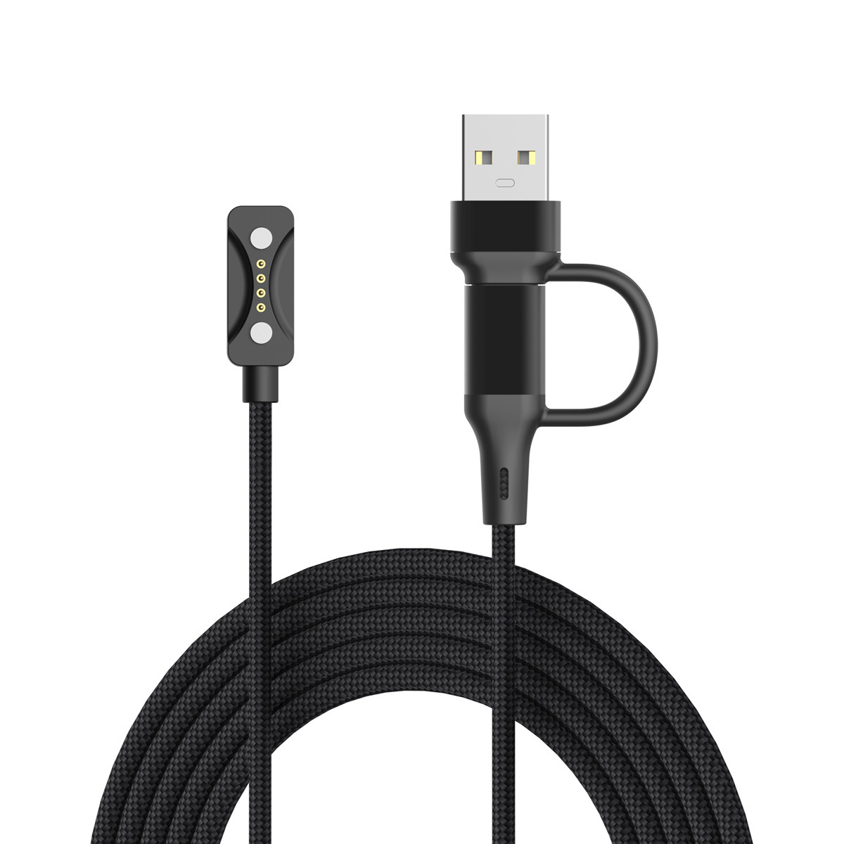 适用博能Polar ignite3 vantage M3二合一尼龙编织耐用充电线