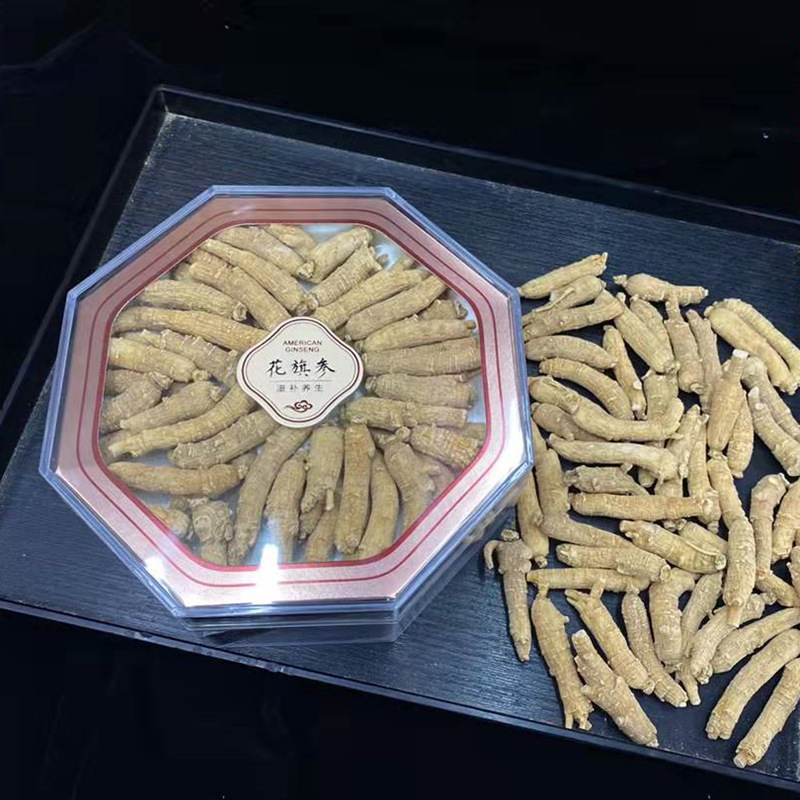 高端滋补品年货礼盒花旗参5克条250克礼盒装公司年会礼品送长辈