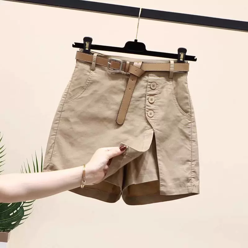 高腰短裤裙女2026秋季新款欧货工装显瘦阔腿裤休闲五分热裤薄款潮