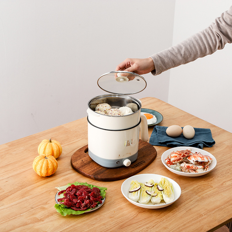 学生宿舍电煮锅迷你电热锅多功能小功率煮方便面锅单人小电锅神器