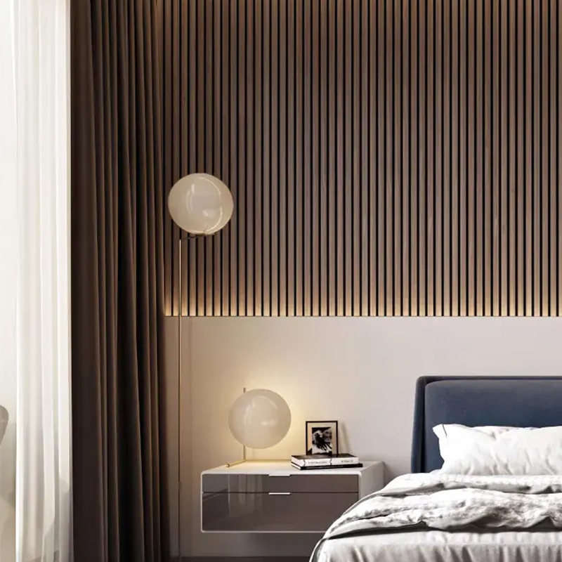 网红木塑格栅护墙板简约凹凸背景墙室内长城板