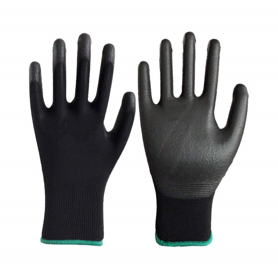 pu涂掌涂指挂胶手套乳胶涂胶电子无尘防护手套夏季薄款劳保手套