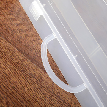 塑料盒透明塑料盒长方形塑料包装盒pp收纳盒工具盒代提手塑料盒