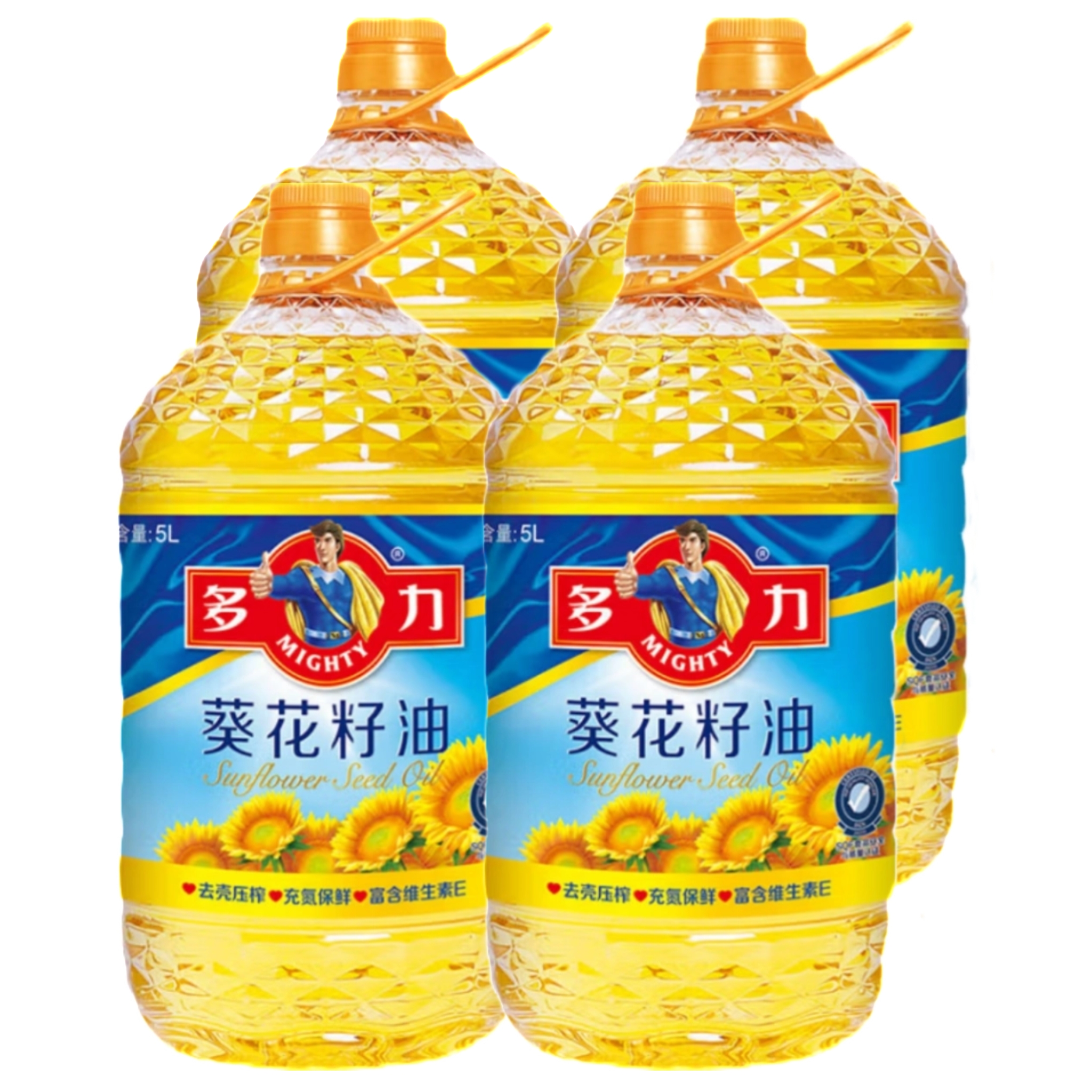 葵花籽油5l*4桶食用油去壳物理压榨充氮保鲜含维生素e家用-阿里巴巴