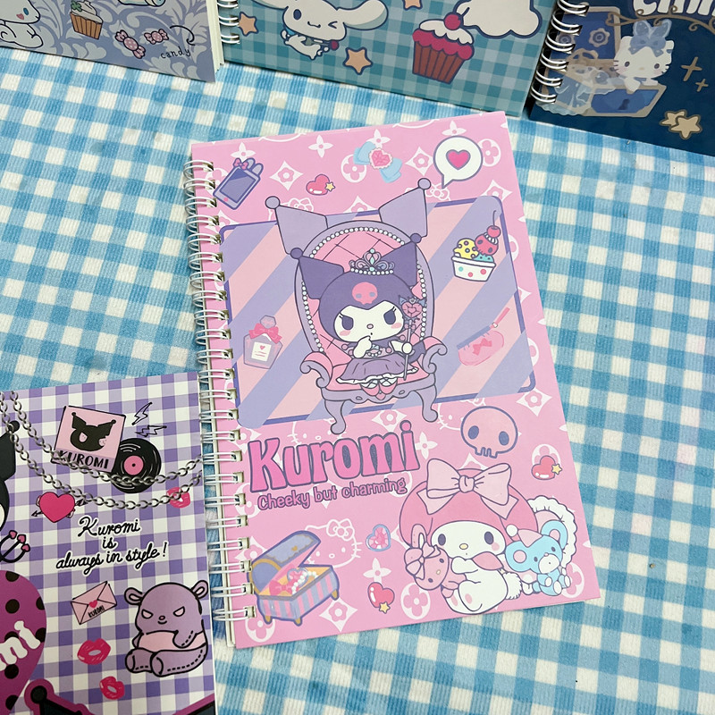 INS Style Good-looking A5 Coil Notebook Cinnamoroll Babycinnamoroll Kirby Notebook Clow M Book Limited Student Book