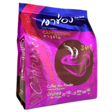 泰国进口高盛高崇咖啡卡布奇诺香浓三合一速溶咖啡粉500g支持批发