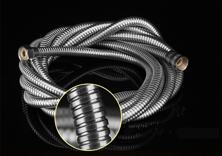 加密不锈钢花洒软管1/1.5/2/3米喷头淋浴水管淋雨加长浴室热水器