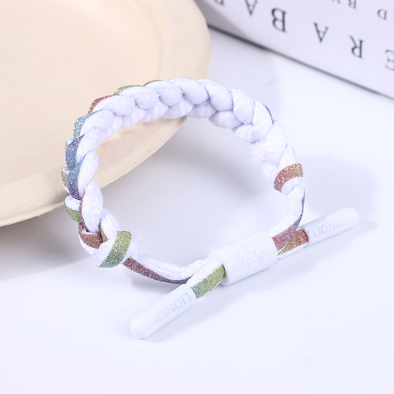 迷你小学生儿童手链 小手围精美闺蜜情侣鞋带编织小狮子手链