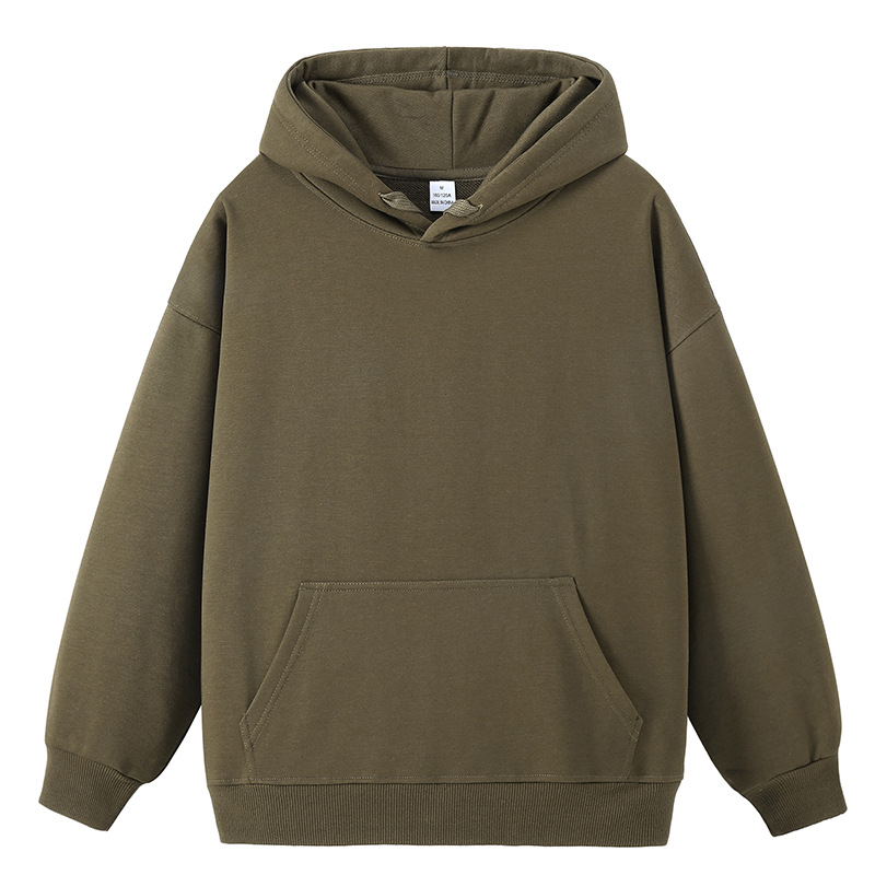 秋季男女同款情侣350克大毛圈45棉情侣连帽卫衣多色棉可来图印批